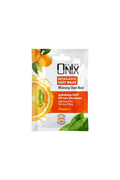 Morfose ONIX BEYAZLATICI KAĞIT YÜZ MASKESİ 20 ML (ORANGE)