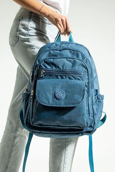 Çanta Trend Unisex School Bag Large Size Multi-Compartment Waterproof Backpack
