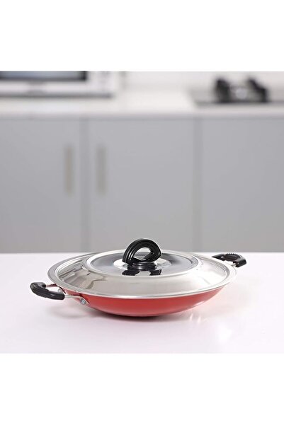 Generic مقلاة أبام غير لاصقة من رويال فورد مع أغطية (23 سم) - مقلاة هوبر متعد...