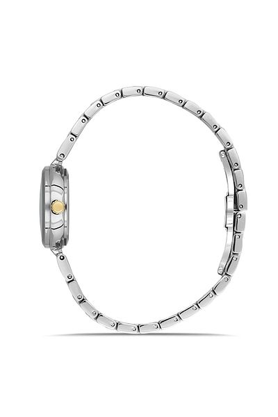 FERRO Yellow and Silver Steel Cord Women Wrist Watch Fl21617Awt-D6
