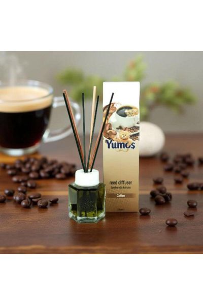 Yumoş YUMOS room freshener with bamboo sticks COFFEE AROMA