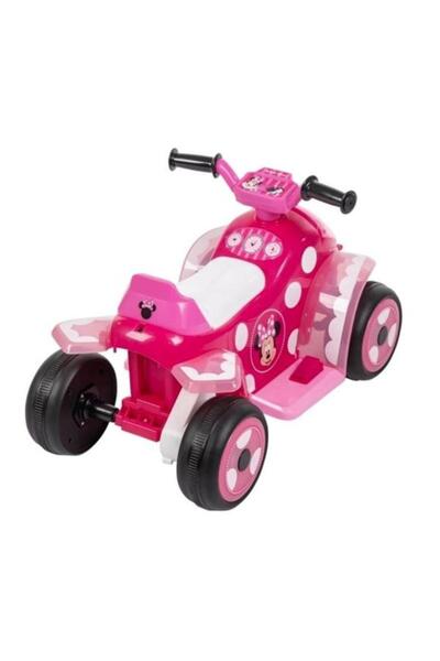 Huffy Ηλεκτρικό Παιχνίδι Αυτοκίνητο Minnie Mini Quad, Μπαταρία 7.2V, Αυτονομία 30 λεπτών, Ταχύτητα 3 χλμ/ώρα (Ροζ)