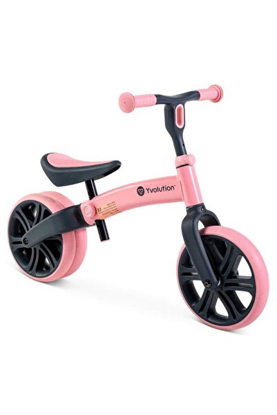 Yvolution Bicicleta echilibru Y Velo Junior Pink, Scaun si ghidon reglabile i...