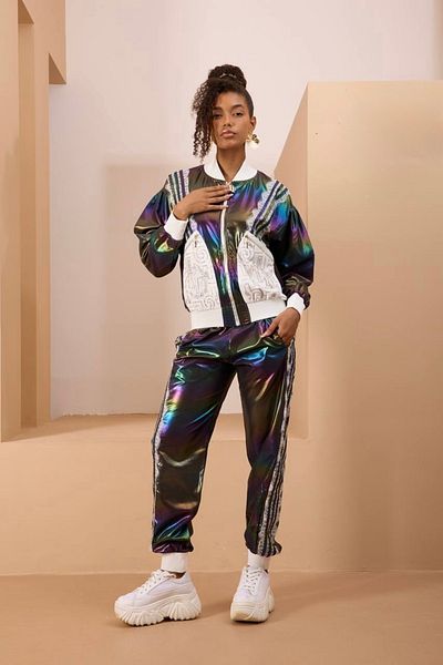 Sep Butik Design Hologram Shiny Suit