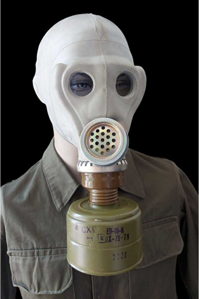 kho military design SHMS RSH-4 Rus Gaz Maskesi +40mm Gost Filitre