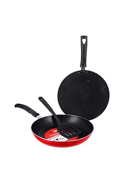 Generic مقلاة ديلكاسا تاوا وترونر، طلاء غير لاصق، DC1959 - مجموعة من 3 أواني ...