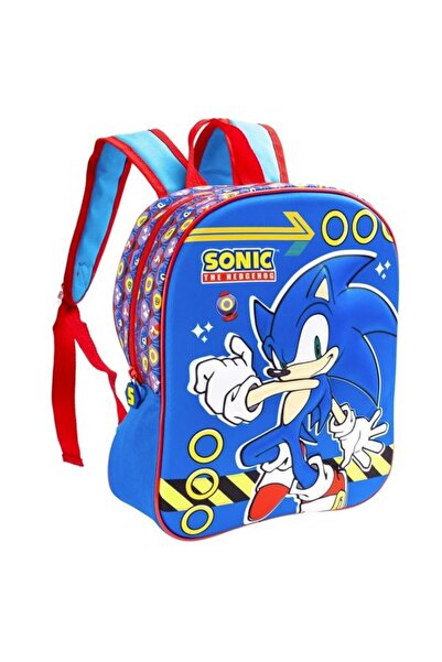 Disney Детска раница Соник SON12301_9, 32x28x11 см, 1 отделение