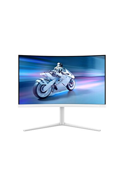 Philips Evnia 32M2C5501 31.5" 0.5 ms 2K Curved 180 Hz Oyuncu Monitör Beyaz
