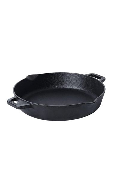 Generic Meyer Cast Iron Grill Pan, Black, 26 Cm, My48413