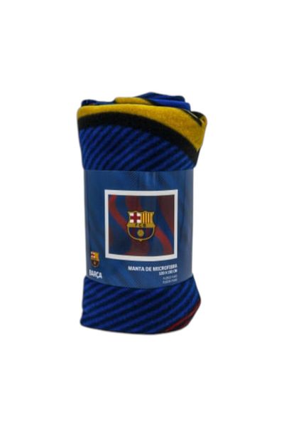 FC BARCELONA Fleece blanket, 120x150 cm, multicolor, Blaugrana, FC Barcelona