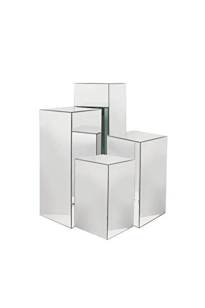 Lamsit Ibdaa عربة أكريليك متعددة الاستخدامات، عربة تخزين متعددة الوظائف بعجلات (3 طبقات)