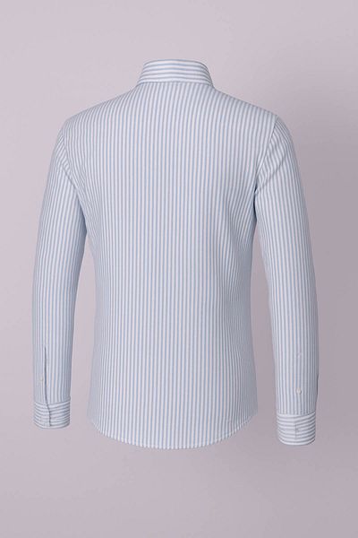 trender Long Sleeve Blue Men's Shirt 2567