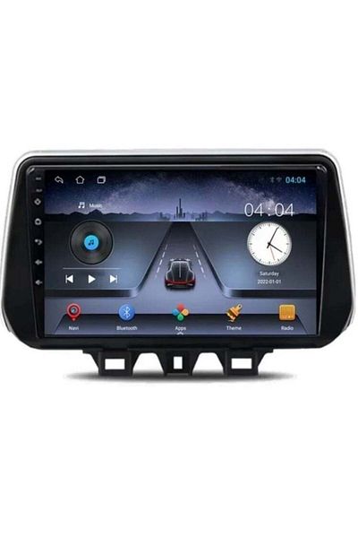 Hyundai Android screen for the Hyundai Tucson 2019-2021 model (4 RAM - 64 GB memory) supports CarPlay and Android Auto