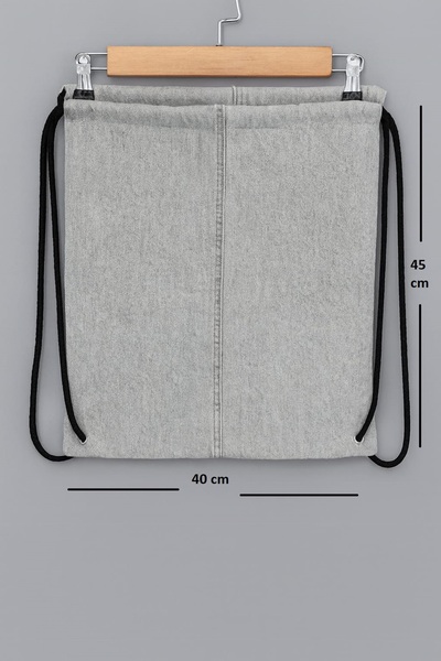 neocotton Drawstring Denim Backpack (40X45 cm)