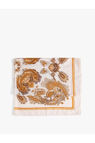 Koton Beige Women's Patterned Long Shawl