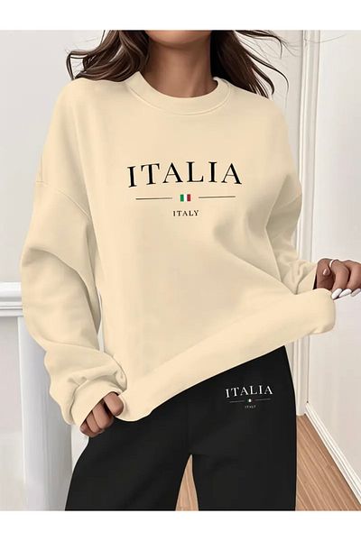 FUFLUNS Italia Askili Unisex Oversize Cycling Collar Bottom/Up Tracksuit Set