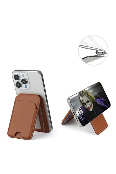 bovinox Magsafe Compatible Wallet Leather Cover Slim Card Holder Magnetic