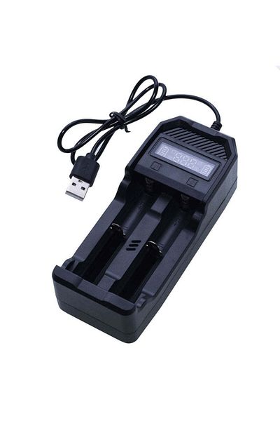 VTM Digital LI-ion Charger 2 x 3.7V with USB