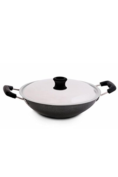 Generic مقلاة رويال فورد أبام مع غطاء، أسود، 21 سم، RF4952.