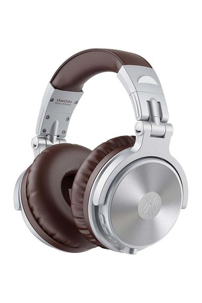 Oneodio Bluetooth Over Ear Headphones, 110 Hrs Wireless/Wired Stereo Sound Foldable Headsets with De
