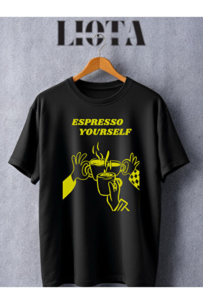 Vordevia Majica sa štampanim dizajnom espresso kafe
