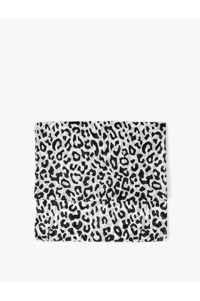 Koton White Women's Leopard Patterned Shawl