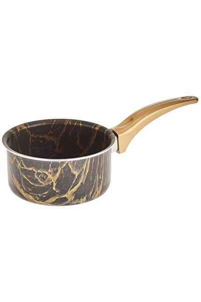 Generic ACAR HOME 12cm Marbel Desigen To Kacerol Pattern By Turkey - Black And Gold