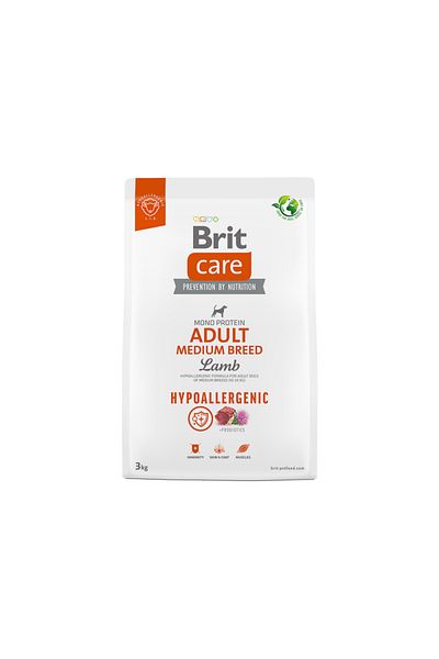 Brit Care Dog Hypoallergenic Adult Medium Breed, hrana uscata pentru caini, 12 kg
