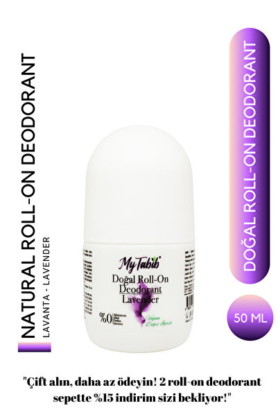 mytabib My Tabib Doğal Roll-On Deodorant Lavanta – Kadın Erkek Kullanımı | Ve...