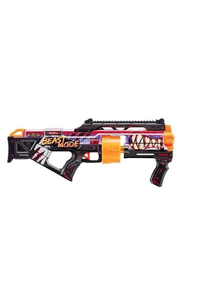 X-Shot Blaster with 16 darts Excel Skins Last Stand Beast Out 36518 J