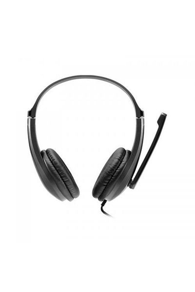 CANYON Casti Stereo CNS-CHSU1B, Microfon, USB (Negru)