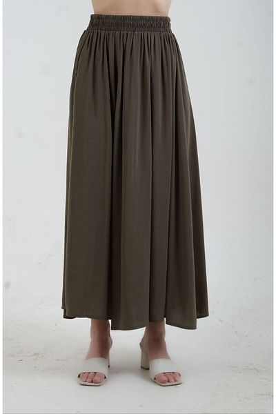 Zelish My Sister Khaki Long Skirt