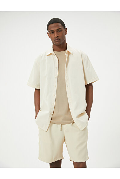 Koton Beige Men's Bermuda Shorts