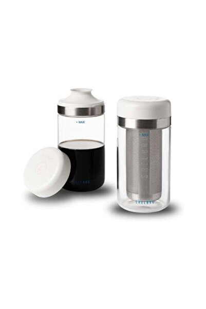 Other نظام شيلبرو للتحضير البارد 2.0 (CBS2.0) - طقم إبريق مزدوج، زجاج بوروسيليكات، فولاذ مقاوم للصدأ مزدوج