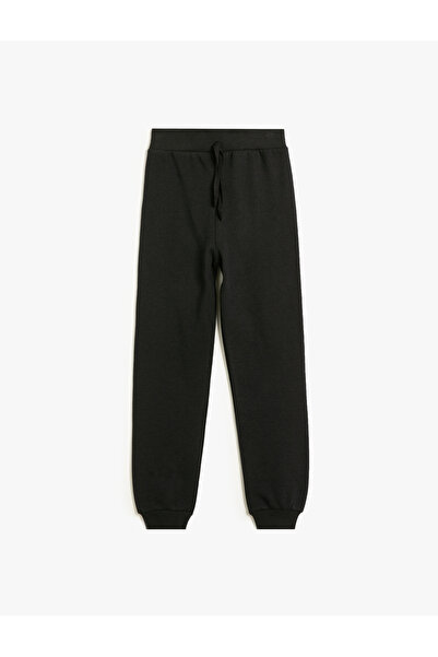 Koton Dark Blue Girl's Basic Sweatpants