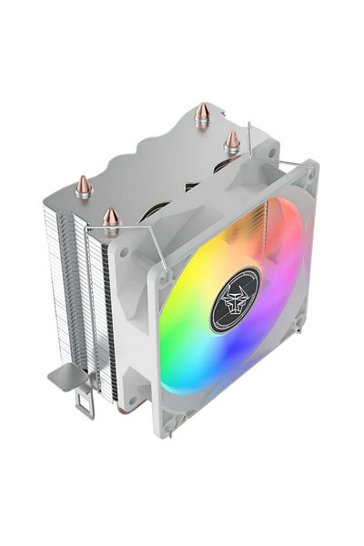 SNT LC-200A-W RGB 2 أنابيب نحاسية بيضاء على شكل برج وحدة المعالجة المركزية - أداء عالي