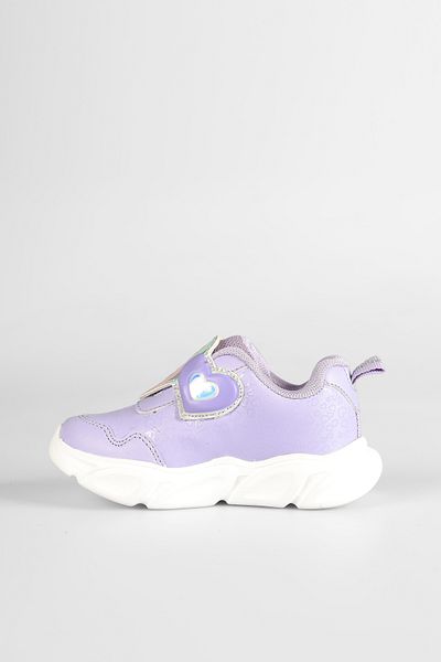 Vicco Lovely Orthopedic Lighted Girl's Sports Shoes White-Lila