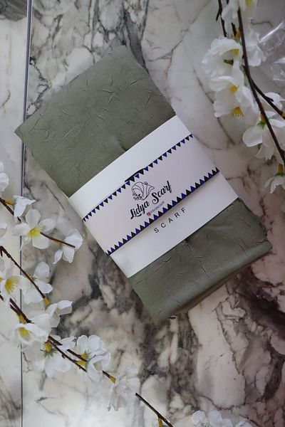 Lidya Şal Special Italian Stitched Anti-Sweat and Non-Slip Bamboo Cashew Shawl