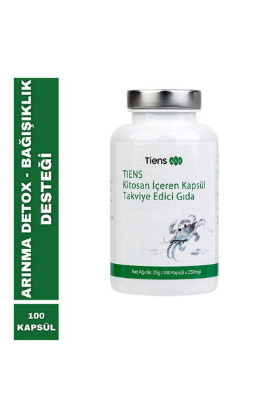 Tiens Kitosan 100 Kapsül İçeren Takviye Edici Gıda