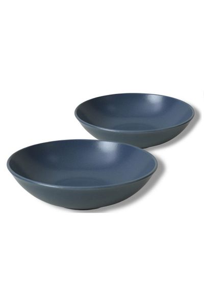 Keramika Alfa Salad Bowl 21 cm Matte Blue Msh