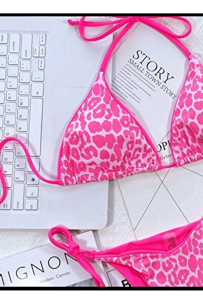 nuriçgiyim Ροζ σετ μπικίνι