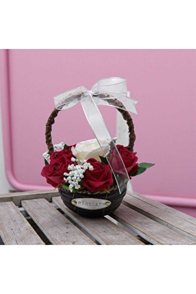 Handmade Mini Hediye Gül Sepeti