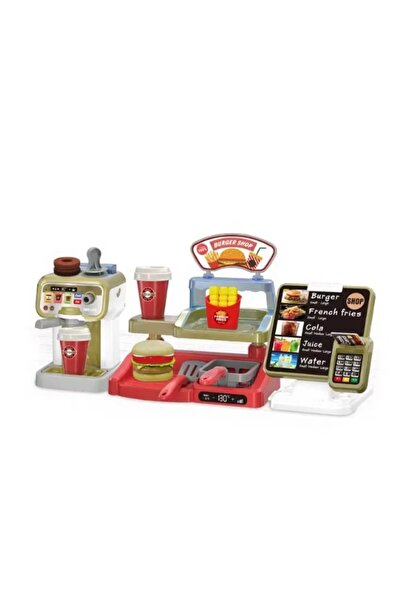 Toy Set Burger Shop - Interactiv cu Accesorii pentru Copii 3+ Ani