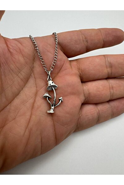 Yuchicly قلادة الفطر – قلادة على شكل فطر للنساء والرجال –