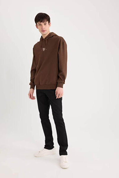 DeFacto Pedro Slim Fit Solmayan Renk Siyah Erkek Jean Pantolon S2711AZ/NM40