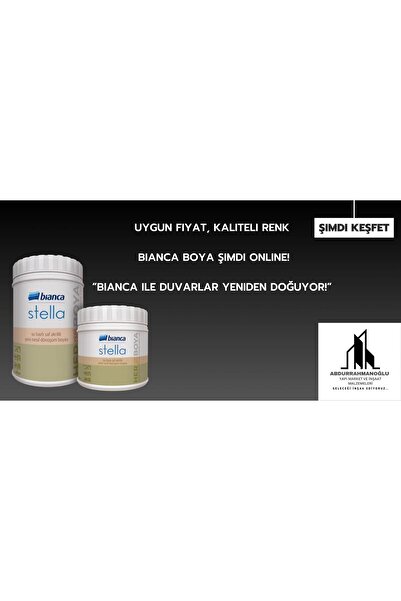 Bianca Liquid Diamond Mat  ( Sıvı Elmas ), Bianca Stella 1 lt - 0,5 lt, Bianca Sprey Boyama Seti