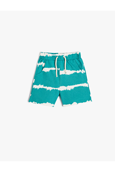Koton Shorts Tie-Dye Detail Cotton