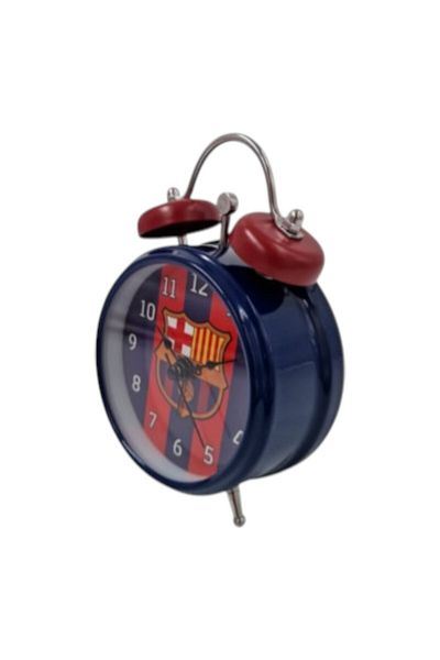 FC BARCELONA Blaugrana alarm clock, 8 cm, multicolor, FC Barcelona