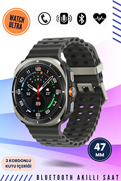 Abbruch Watch Ultra 7 Premium Akıllı Saat IP67 Su Geçirmez Kalp Ritmi, Uyku &...