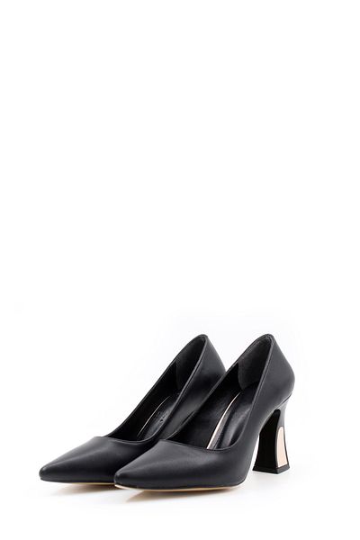 Ayakkabıhane Black Neolite Sole Women's Thin Heeled Shoes Ah1E79226131015